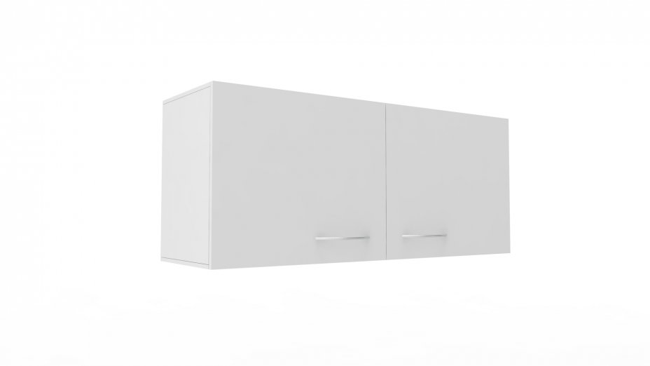 Meuble haut de laboratoire - rangement verrerie, produits et classeurs - mélaminé blanc - 1 ou 2 portes pleines_3