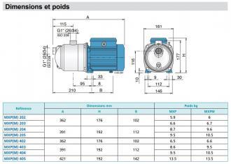 Pompe mxpm 204 mono - 308895_3