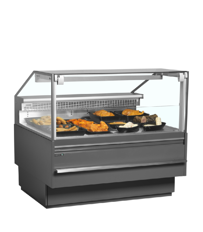 Vitrine réfrigérée SOCA - vitrage anti-buée, éclairage LED, plan de travail 900mm - Réf : SOCA12590A_3