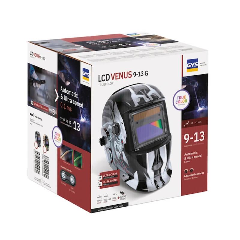 Cagoule de soudage lcd venus 9/13g iron - true color - GYS_3