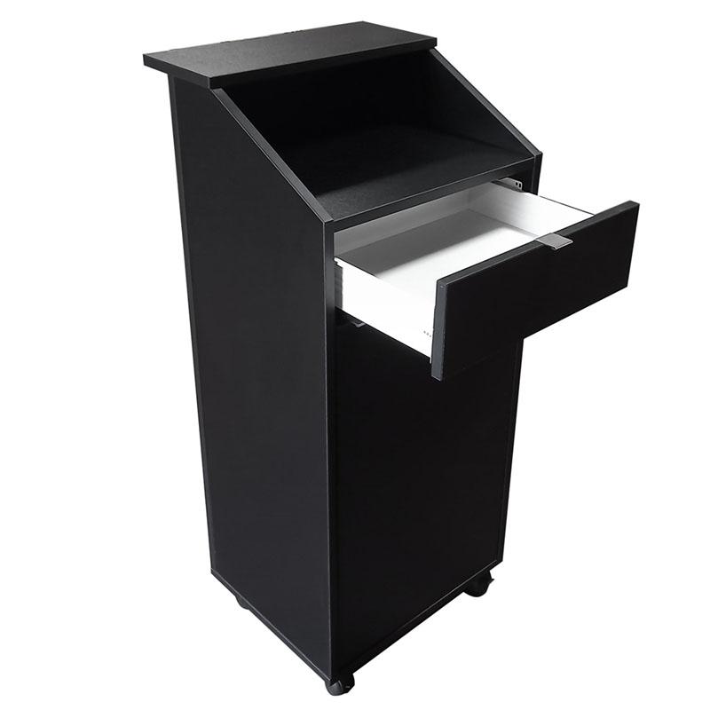 Meuble desserte d'accueil restaurant - NOIR_3