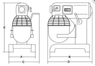 Plutone 40 - mélangeurs planétaire - sirman - 40 litres_3