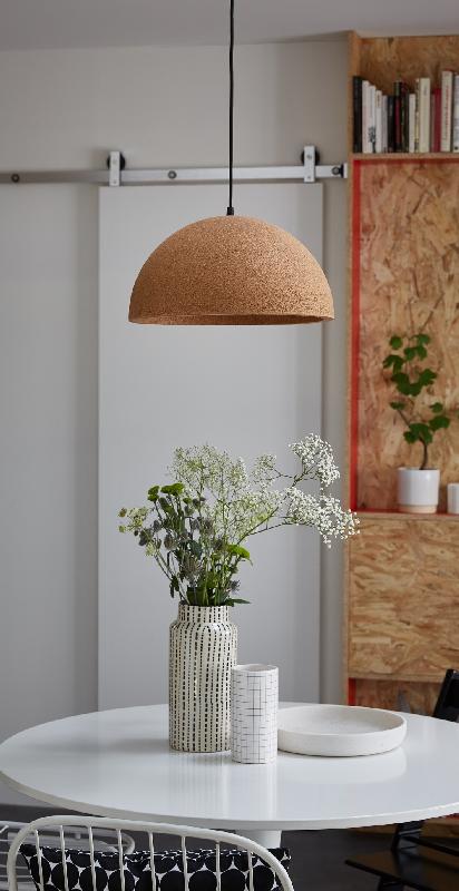 Porte coulissante en bois - 204 x 73 cm - Blanche, Prépeinte, Âme alvéolaire_3