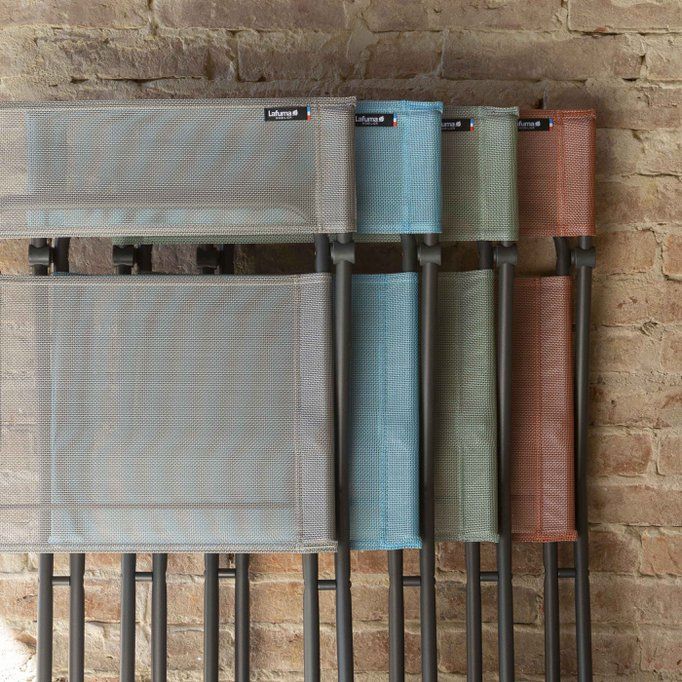 Lfm2600_8553 - chaise pliante Lafuma - tube acier laqué - tissu Batyline® Iso, résistant UV et 140 kg_3