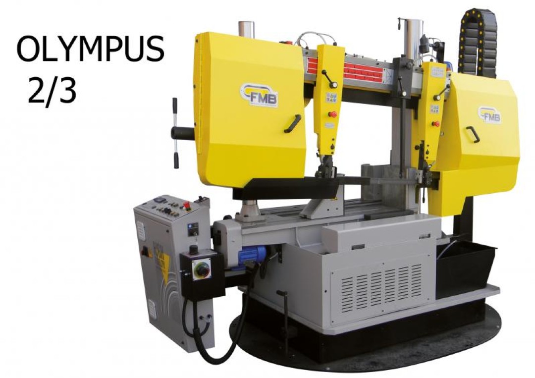Scie à ruban semi-automatique FMB - 41 mm - Coupe angulaire +45°/-45° - Capacité 410 à 510 mm_3