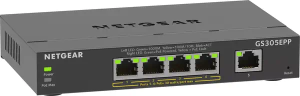 5-Port Gigabit Ethernet High-Power PoE+ Plus Switch (GS305EPP)_3