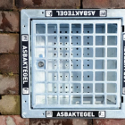 Cendrier Droppit basic - acier galvanisé, résistant à la corrosion, avec grille pour petits déchets_3