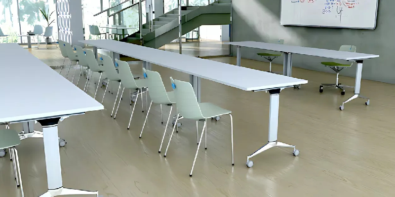 Table polyvalente rabattable sur roulettes So Leon_3