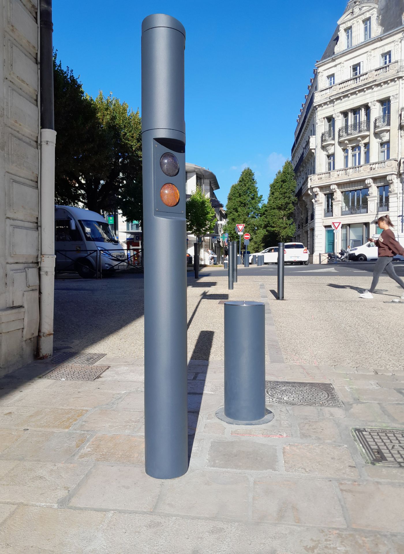 Borne fixe Citifix 250 - Anti-véhicule bélier, résistance 250 kJ, hauteur 600 mm_3