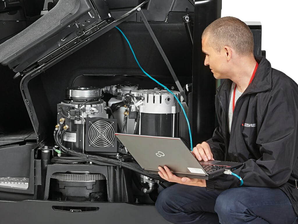 Chariot à mât rétractable multidirectionnel RBM20-25K - SENSiA EX Mitsubishi - 2.5T - Levée jusqu'à 10.8M_3