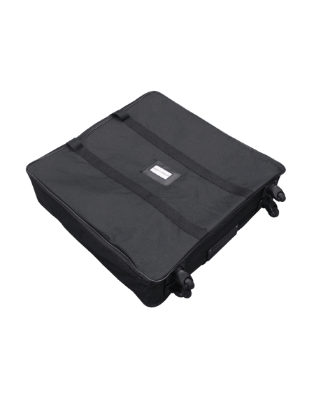 Comptoir publicitaire vitrine - pliable en acier avec étagère et visuels personnalisables_3