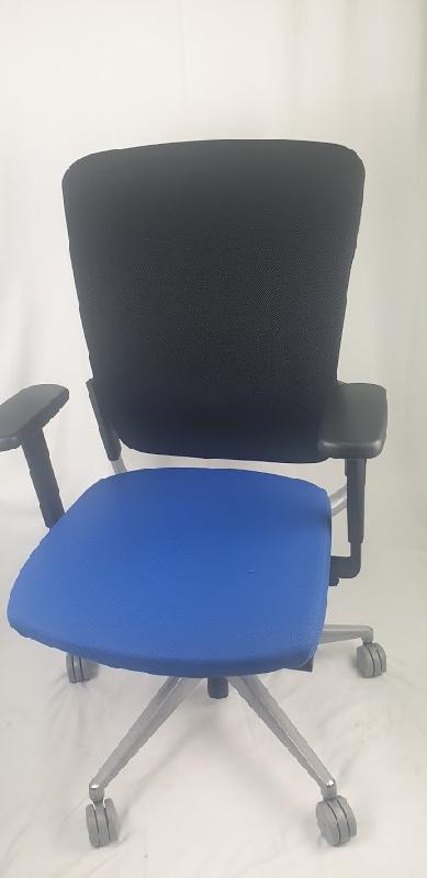 Eurosit - Fauteuil de Bureau d'occasion - Dossier en maille avec support lombaire, inclinaison basculante_3
