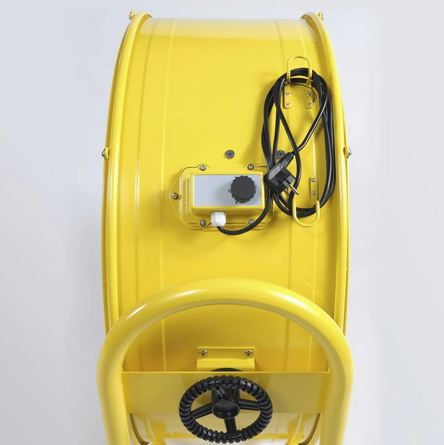 Ventilateur mobile TTW 35000 S - Débit d'air 32.400 m³/h - Brasseur d'air inclinable avec châssis à roulettes_3