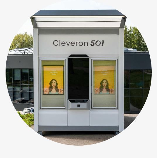 Cleveron 501 - Robot point de collecte en extérieur pour produits d'épicerie - rapide et pratique_3
