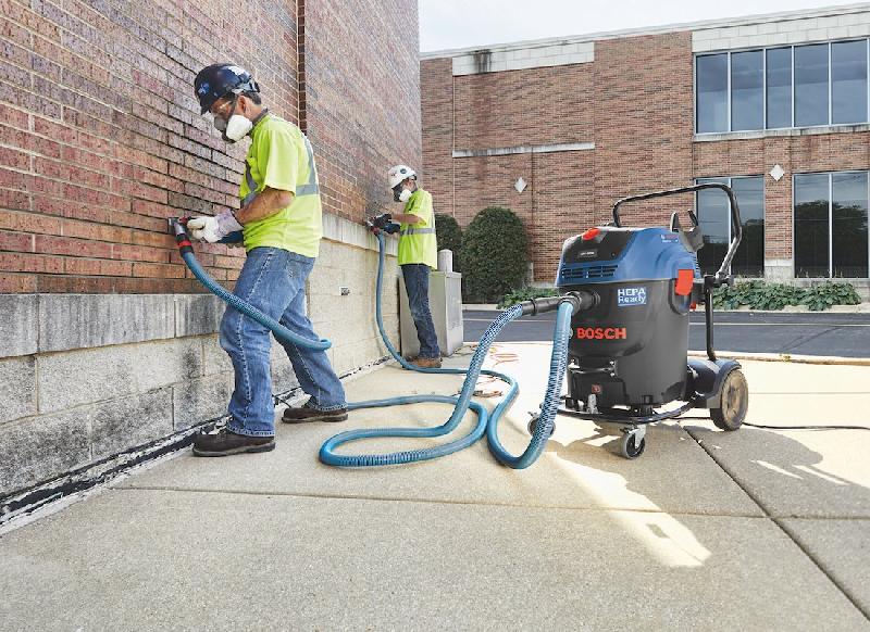 Bosch gas20-17ah dépoussiéreur de 17 gallons et 300 cfm avec nettoyage du filtre automatique et filtre hepa_3