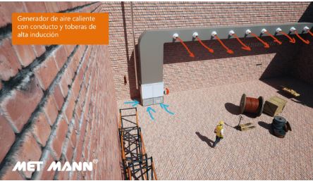 Générateurs d'air chaud industriels MM - 43 à 500 kW pour locaux de 560 à 12.900m3 - diesel, gaz naturel, propane_3