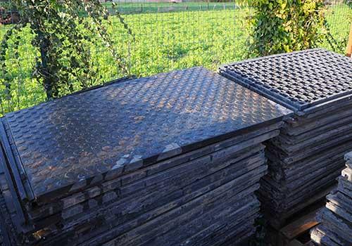 Protection de sol - Épaisseur 43 mm - Dimensions 1160 mm x 760 mm - Charge admissible 30 tonnes/m² - PVC recyclé_3