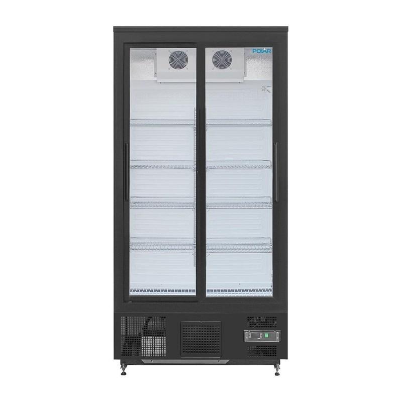 Armoire à boissons vertical double porte coulissante Série G GJ448 Polar_3