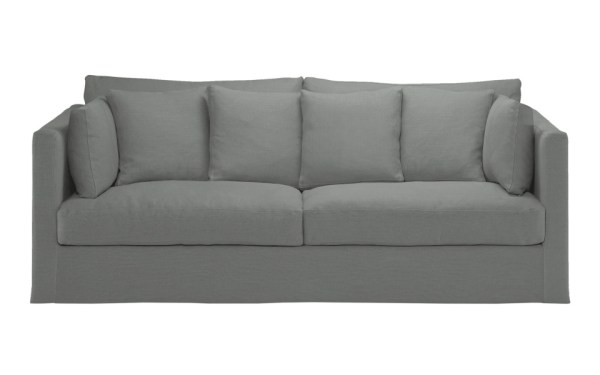 Canapé 5 places Nomad 220 cm - Home Spirit - Confortable et généreux avec coussins en plumes et structure en hêtre_3