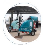 Aspirateur silencieux pour nettoyage de trottoirs et espaces publics Glutton H₂o Perfect
