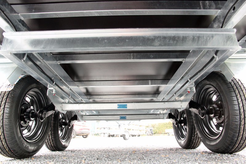 Remorque à plateau compacte et passe partout à 2 essieux 750kg pour les travaux quotidiens - lider - 39550 tolede_3