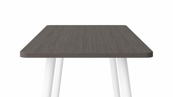 Memo - bureau droit - Herman Miller - 1350x650 mm - mélamine effet grain de bois_3