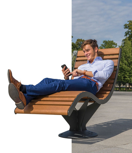 Chaise longue publique - RELAX LOUNGE - Husson international_3