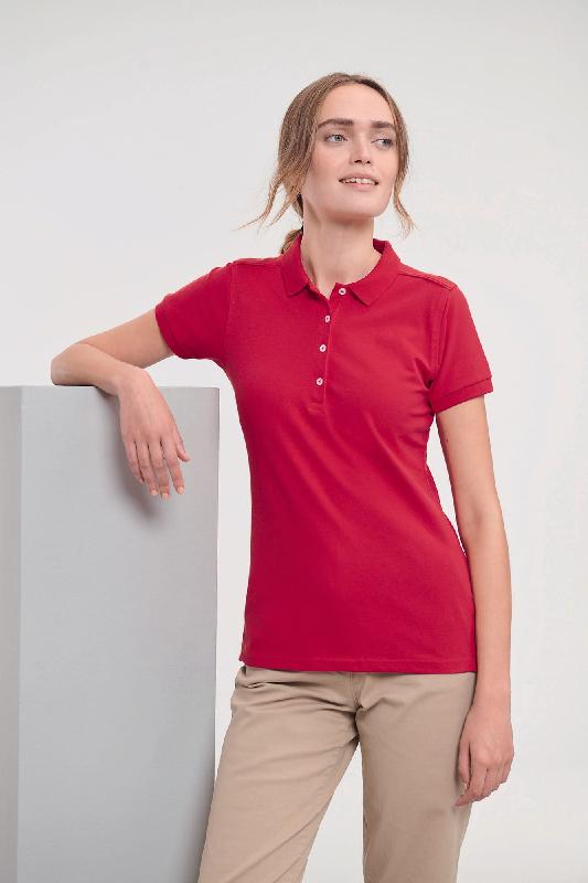 Polo Stretch Femme - Réf: RU566F - Russell - 95% coton / 5% Lycra - Coupe slim_3