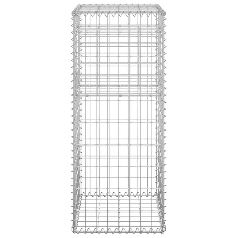 Vidaxl poteaux à panier de gabion 2 pcs 40x40x100 cm fer 151261_3