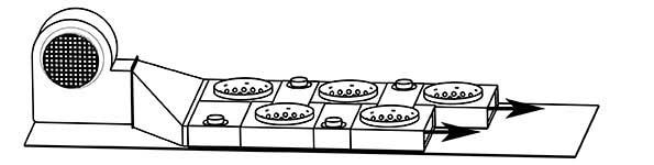 Système de séchage Kombi-Flex adapté aux balles rondes pour les exploitations agricoles