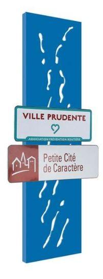 Entrée de ville Venise - Structure en acier, Hauteur 2720 mm, Largeur 600 mm, Fabrication Française_3