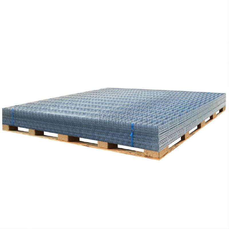 Vidaxl panneau de clôture de jardin 2d 2,008x0,83 m argenté 142068_3