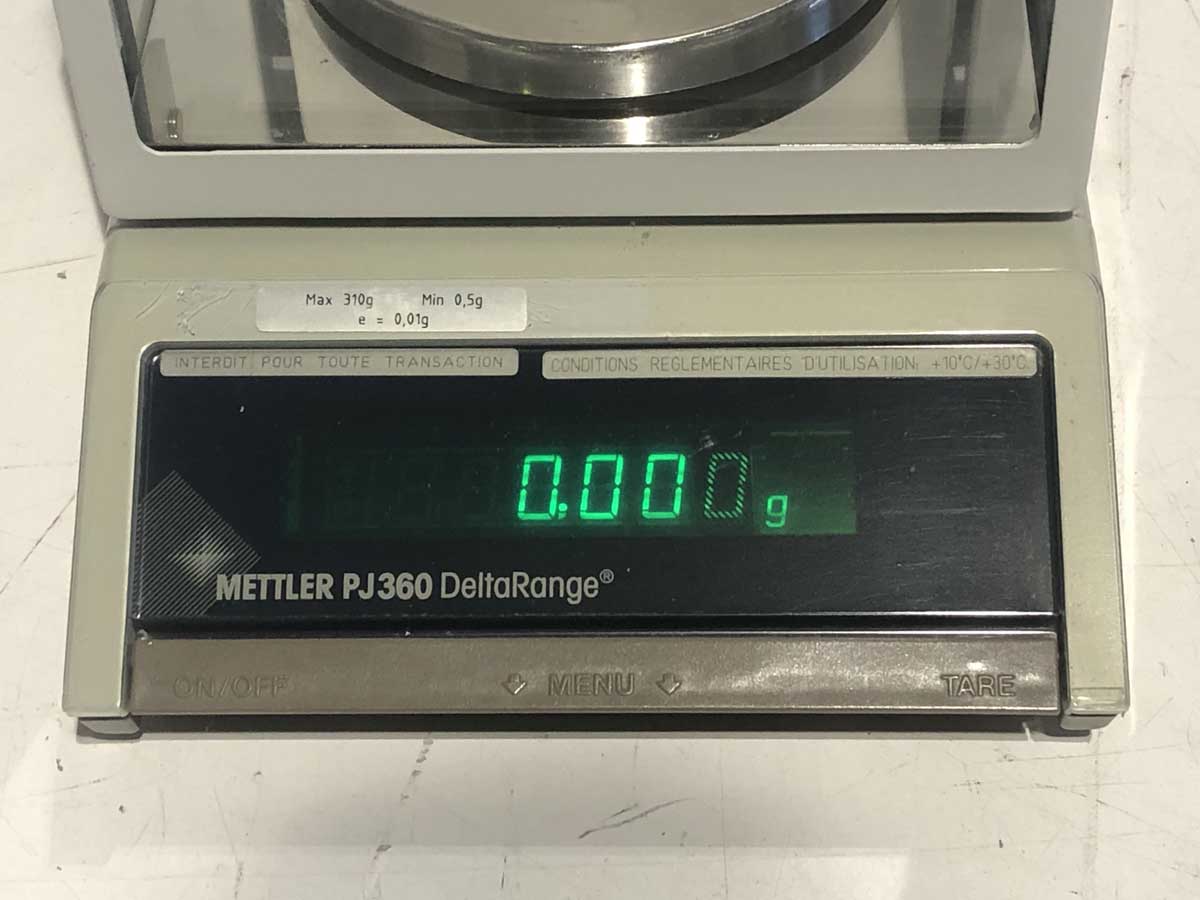 Balance de précision reconditionnée de laboratoire METTLER TOLEDO PJ 360 DeltaRange - max 360g / min 0.5g - p21101275_3