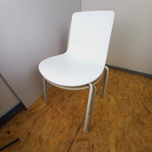 Chaise d'accueil Lottus - Enea d'occasion - structure en acier chromé ou laqué - nombreuses finitions disponibles_3