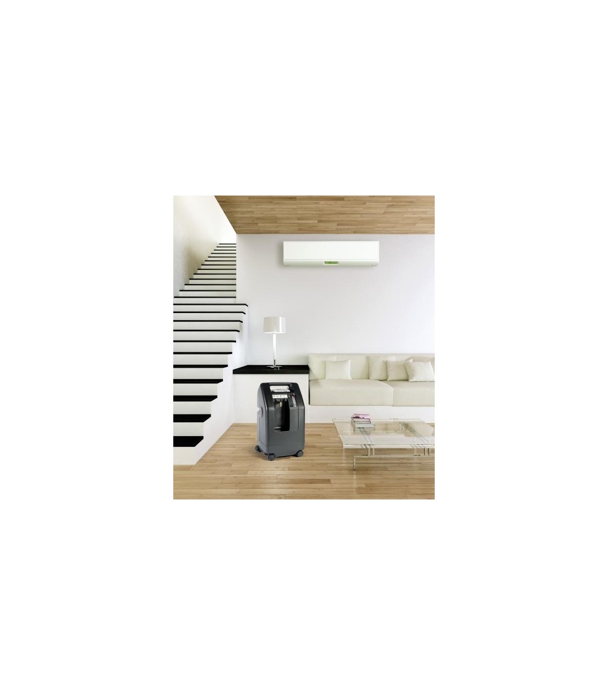 Concentrateur d'oxygène 525 KS - 5L/min, silencieux, portable avec panneau intuitif pour domicile et soins_3