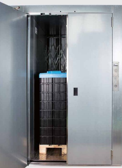 Monte-charges accessibles - Pylône autoporteur - BKG France - Capacité 1500 kg - Type 1500.15/90_3