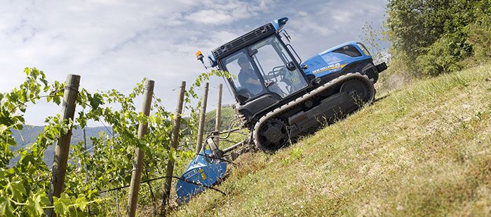 New Holland TK4.80n avec système Steering-O-Matic™ Plus pour une conduite optimisée