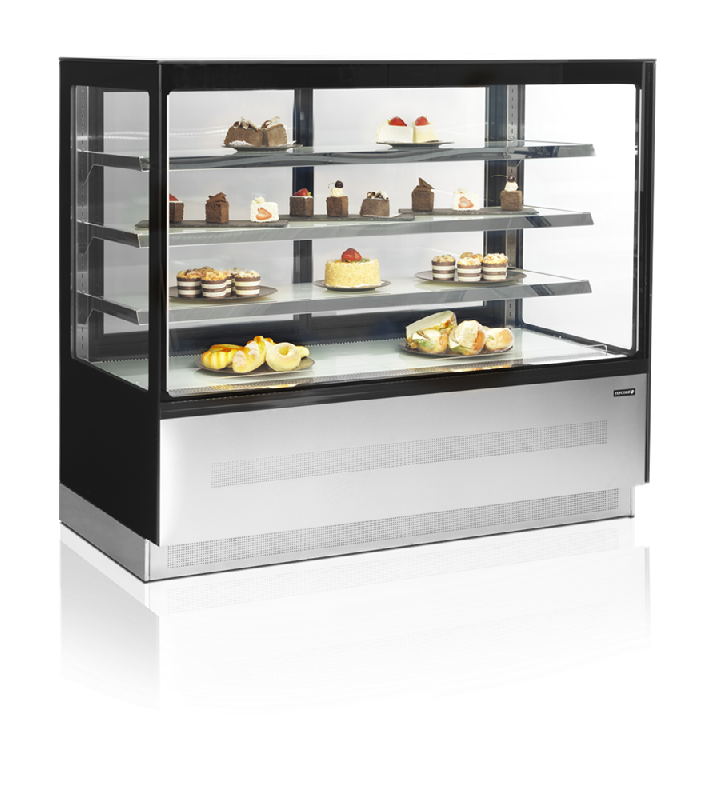 Vitrine réfrigérée sur base 400 litres | Tefcold - LPD1503F/BLACK_3