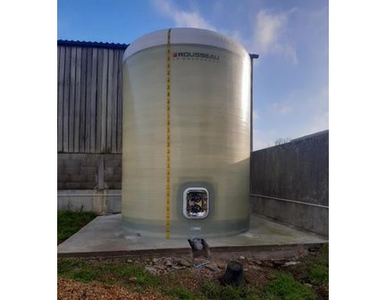 Cuve à engrais liquide cuve verticale en enroulement filamentaire - La compacte 30m3_3