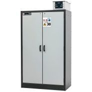 218344w - Armoire de sécurité anti-feu Basis-Line 30 minutes - 3 étagères réglables et bac de rétention_3