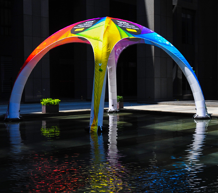 Tente gonflable publicitaire à air captif économique - Fastent® Air_3