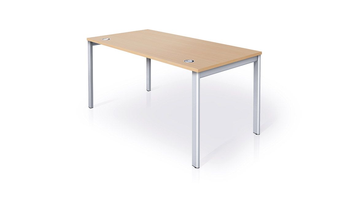 Bureau droit Arial - EOL - design épuré avec solutions d'électrification_3