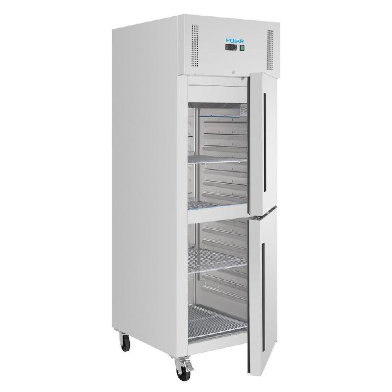 Armoire réfrigérée positive inox GN - 2 portillons - série G - 600L - Polar - PG052_3