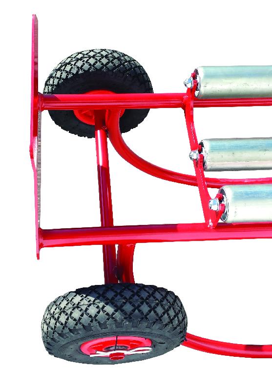 Diable dérouleur avec dimensions 1800 x 740 x 630 mm