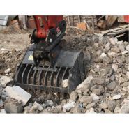 Godet squelette 600 mm - A/R MBI CR15 Twin Lock - Uniter45 - pour minipelle 1,2-1,8T_3