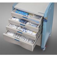 Chariot d'urgence pour hôpitaux et cliniques