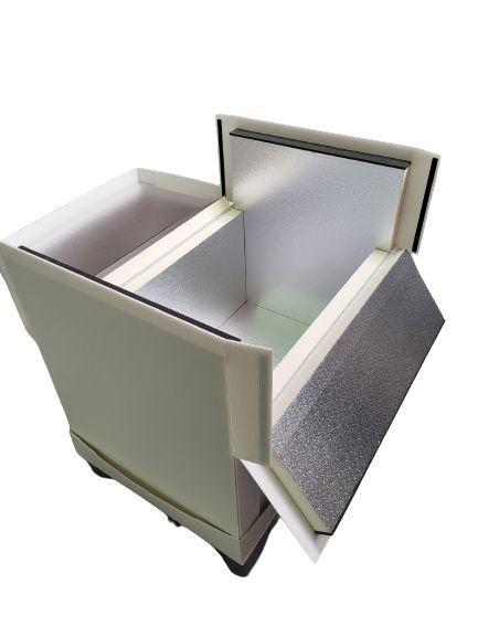 Box-Pallet® 610L isotherme - Structure en polyuréthane - Transport de produits thermosensibles_3
