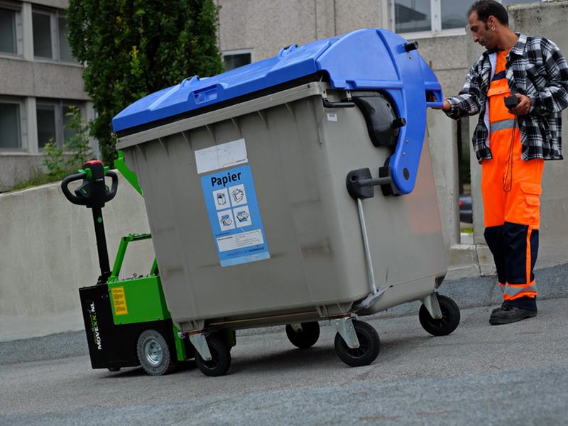 T3500 - Tracteur pousseur électrique Liftop - Capacité 3500 kg - timon articulé_3