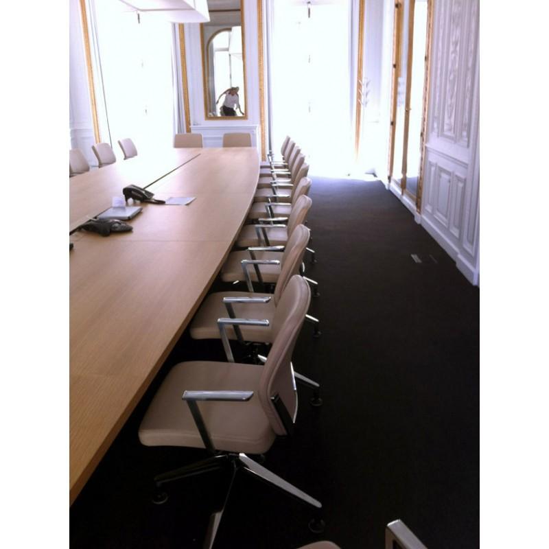 Table de conférence tonneau - art bureau - fabrication spéciale et personnalisée_3