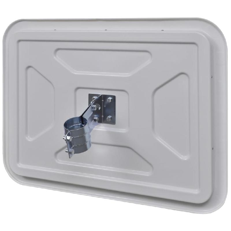 Vidaxl miroir de trafic convexe rectangulaire 60x80cm et réflecteurs 141683_3